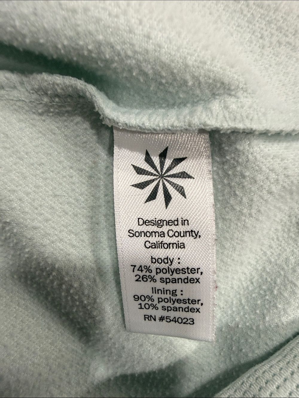 Athleta Sz Small Light Mint Hoodie Polyester Pullover Sweatshirt Kangaroo Pocket - Picture 8 of 14